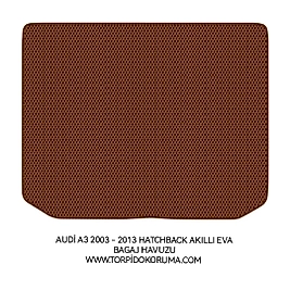 Audi A3 2003 - 2013 Hatchback Akıllı Premium Eva Bagaj Havuzu