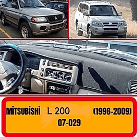 Mitsubishi L200 1996 - 2009 Konsol Torpido 3D Koruma Koruyucu Kılıfı