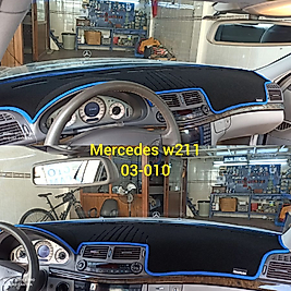 Mercedes W211 2002-2009 Konsol Torpido 3D Koruma Koruyucu Kılıfı