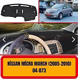 Nissan Micra March 2005 - 2010 Konsol Torpido 3D Koruma Koruyucu Kılıf