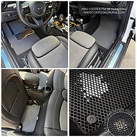 Mini Cooper F56 SE Elektrikli Akıllı Premium Eva Oto Paspas (Aksesuarlar Fiyata Dahil Değildir)