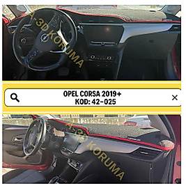 Opel Corsa 2019+ Konsol Torpido 3D Koruma Koruyucu Kılıf