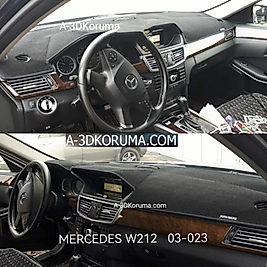Mercedes W212 2010-2013 Konsol Torpido 3D Koruma Koruyucu Kılıfı