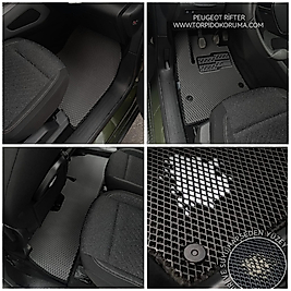 Peugeot Rifter 2018 - 2023 Akıllı Premium Eva Oto Paspas (Aksesuarlar Fiyata Dahil Değildir)