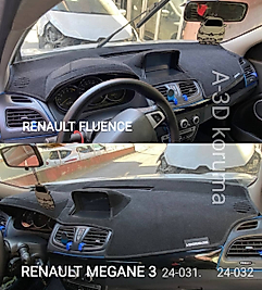 Renault Fluence Büyük Ekran Konsol Torpido 3D Koruma Koruyucu Kılıfı
