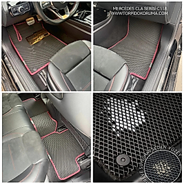 Mercedes Benz Cla Serisi C118 2019+ Kasa Akıllı Premium Eva Oto Paspas (Aksesuarlar Fiyata Dahil Değildir)