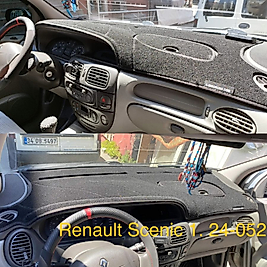 Renault Scenic 1 Konsol Torpido 3D Koruma Koruyucu Kılıfı