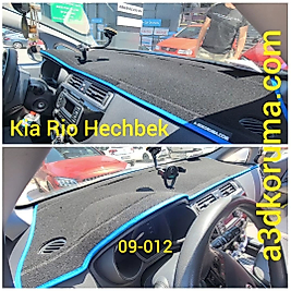 Kia Rio 2012-2018 Konsol Torpido 3D Koruma Koruyucu Kılıfı