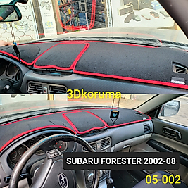 Subaru Forester 2002 - 2008 Konsol Torpido 3D Koruma  Koruyucu Kılıfı