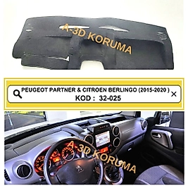 Citroen Berlingo 2015 - 2020 Konsol Torpido 3D Koruma