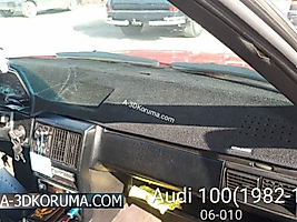 Audi  100 1982 - 1987 Konsol Torpido 3D Koruma
