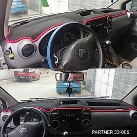 Peugeot Partner Konsol Torpido 3D Koruma Koruyucu Kılıfı