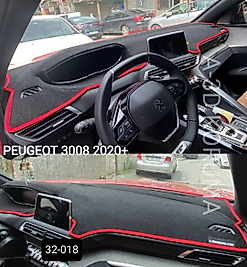 Peugeot 3008 Suv 2020+ Konsol Torpido 3D Koruma Koruyucu Kılıfı