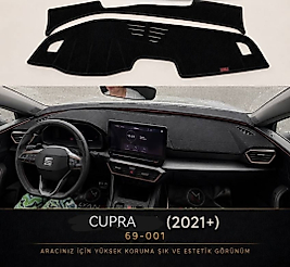 Cupra Leon  2021+ Konsol Torpido A3D Koruma  Koruyucu Kılıfı