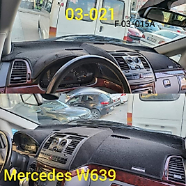 Mercedes Viano W639 2003 - 2014 Konsol Torpido 3D Koruma Koruyucu Kılıfı