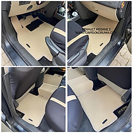Renault Megane 2 Kasa Akıllı Premium Eva Oto Paspas (Aksesuarlar Fiyata Dahil Değildir)