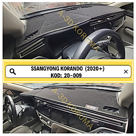 Ssangyong Korando 2020+ Konsol Torpido A3D Koruma  Koruyucu Kılıfı