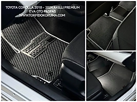 Toyota Corolla 2018 - 2024 Sedan Kasa Akıllı Premium Eva Oto Paspas (Aksesuarlar Fiyata Dahil Değildir)