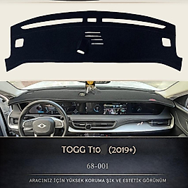 Togg T10 2019+ Uzun Menzil Konsol Torpido A3D Koruma Koruyucu Kılıfı