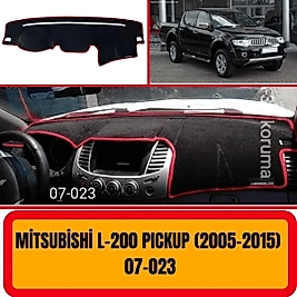 Mitsubishi L200 2005-2015 Konsol Torpido 3D Koruma Koruyucu Kılıfı