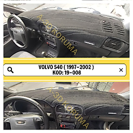 Volvo S40 1996 - 2002 Konsol Torpido 3D Koruma Koruyucu Kılıfı