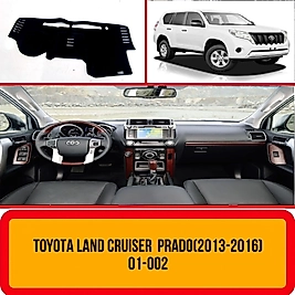 Toyota Land Cruiser Prado 2013 - 2016  Konsol Torpido A3D Koruma Koruyucu Kılıfı
