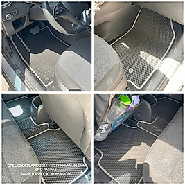 Opel Crossland 2017 - 2023 Akıllı Premium Eva Oto Paspas (Aksesuarlar Fiyata Dahil Değildir)