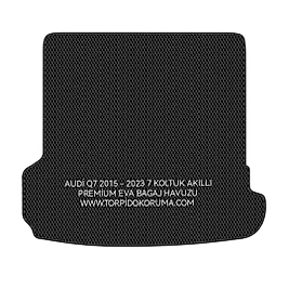 Audi Q7 2015 - 2023 7 Koltuk Akıllı Premium Eva Bagaj Havuzu