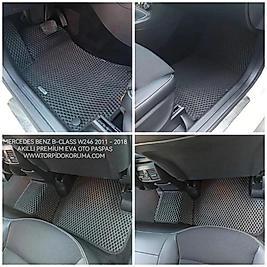 Mercedes Benz B Class W246 2011 - 2018 Kasa Akıllı Premium Eva Oto Paspas (Aksesuarlar Fiyata Dahil Değildir)