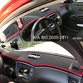 Kia Rio Pride 2005-2011 Konsol Torpido 3D Koruma Koruyucu Kılıfı