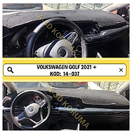 Volkswagen Golf 2021+ Konsol Torpido A3D Koruma Koruyucu Kılıfı
