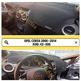 Opel Corsa D 2006 - 2014 Konsol Torpido 3D Koruma Koruyucu Kılıf