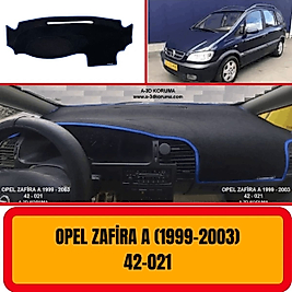 Opel Zafira A 1999 - 2003 Konsol Torpido 3D Koruma Koruyucu Kılıfı