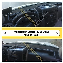 Volkswagen Crafter 2012-2019 Konsol Torpido A3D Koruma Koruyucu Kılıfı