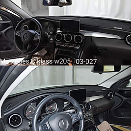 Mercedes W205 2018+ Konsol Torpido 3D Koruma Koruyucu Kılıfı