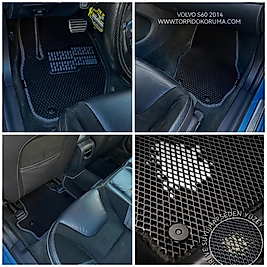 Volvo S60 2011-2017 Akıllı Premium Eva Oto Paspas (Aksesuarlar Fiyata Dahil Değildir)