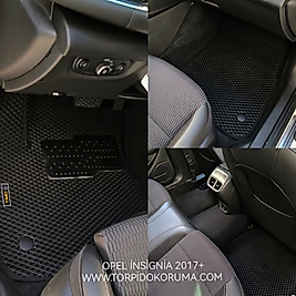 Opel İnsignia 2017+ Akıllı Premium Eva Oto Paspas (Aksesuarlar Fiyata Dahil Değildir)