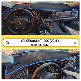 Volkswagen T- Roc 2017+ Konsol Torpido A3D Koruma Koruyucu Kılıfı