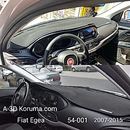 Fiat Egea & Fiat Egea Cross Tabletsiz (2007+) Konsol Torpido 3D Koruma Halısı - Panel Koruyucu - Ön Göğüs Örtüsü