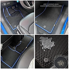 Jeep Compass 2022+ Akıllı Premium Eva Oto Paspas (Aksesuarlar Fiyata Dahil Değildir)