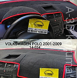 Volkswagen Polo 2001-2008 Konsol Torpido 3D Koruma Koruyucu Kılıfı
