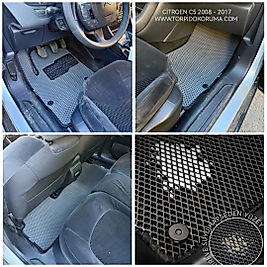 Citroen C5 2008 - 2017 Kasa Akıllı Premium Eva Oto Paspas (Aksesuarlar Fiyata Dahil Değildir)