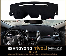 Ssangyong Kgm Tivoli 2015 - 2022 Konsol Torpido A3D Koruma  Koruyucu Kılıfı