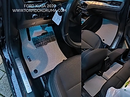 Ford Kuga 2020+ Kasa Akıllı Premium Eva Oto Paspas (Aksesuarlar Fiyata Dahil Değildir)