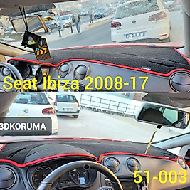 Seat İbiza 2008 - 2017 Konsol Torpido 3D Koruma  Koruyucu Kılıfı