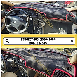 Peugeot 406 1996 - 2004 Konsol Torpido A3D Koruma Koruyucu Kılıfı
