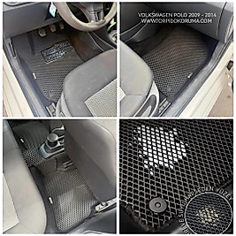 Volkswagen Polo 2009 - 2014 Kasa Akıllı Premium Eva Oto Paspas (Aksesuarlar Fiyata Dahil Değildir)