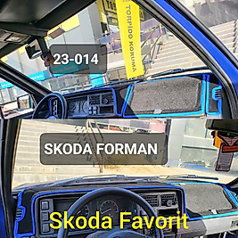 Skoda Forman Konsol Torpido 3D Koruma  Koruyucu Kılıfı