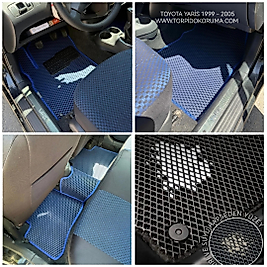 Toyota Yaris 1999 - 2005 Arası Akıllı Premium Eva Oto Paspas (Aksesuarlar Fiyata Dahil Değildir)