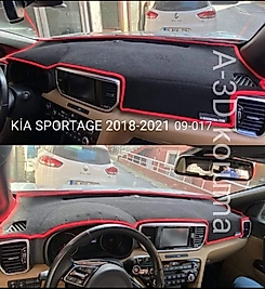 Kia Sportage 2018-2021 Konsol Torpido 3D Koruma Koruyucu Kılıfı